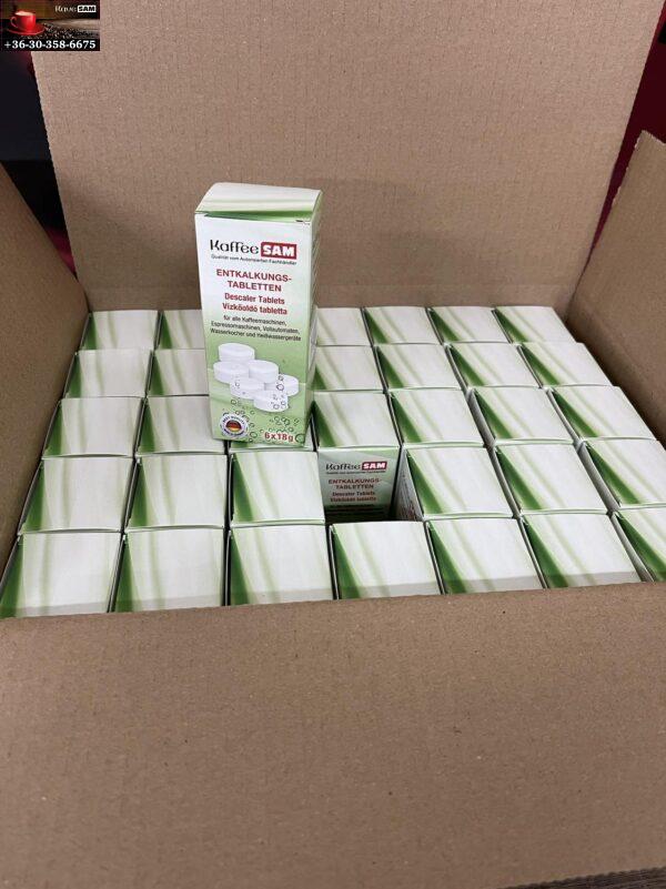 35 doboz ( 1 doboz 1.490,- Ft + áfa) Vízkőoldó tabletta 18g/db 1db alkalmanként, gyorsan oldódik Prémium minőség, Made in Germany