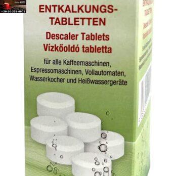 Vízkőoldó tabletta 18g/db 1db alkalmanként, gyorsan oldódik Prémium minőség, Made in Germany